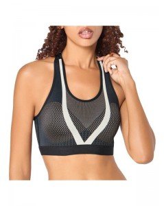 Triumph  XL(42)  dydžio juoda marga sportinė  liemenėlė Triaction Knit Motion N