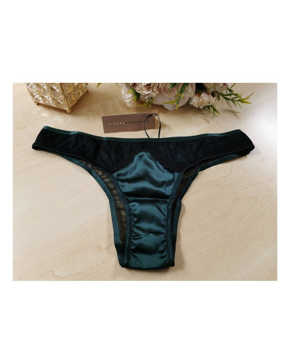 Sisley Underwear  M(38) dydžio žalios spalvos kelnaitės 72672