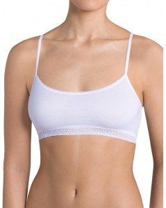 Sloggi M(38) dydžio balta liemenėlė EverNew Lace Top