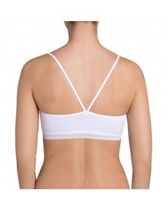 Sloggi M(38) dydžio balta liemenėlė EverNew Lace Top