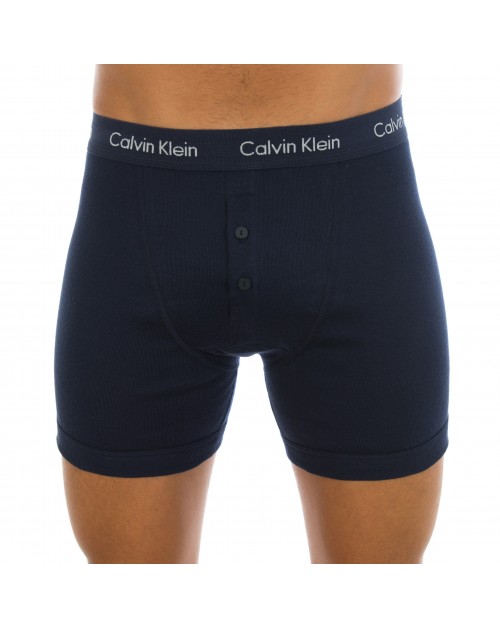 Calvin Klein juodi medvilniniai vyriški šortukai su juoda guma
