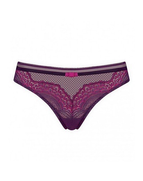 Triumph 42(XL) dydžio violetiniai margi stringai Beauty-full Darling string