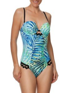 Simone Perele vientisas 3B maudymosi kostiumėlis Maillot de bain coques armatures Gossip