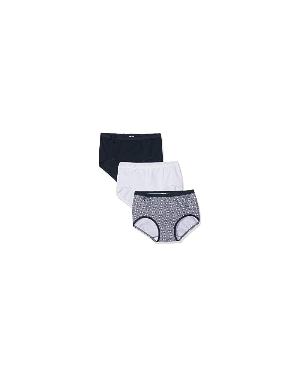 Sloggi baltos spalvos 40(L)  dydžio moteriškos kelnaitės Basic+Gift Box Midi C3P