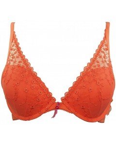 Triumph 70B oranžinės  spalvos push-up liemenėlė  Sweet Heart 39 WHUM