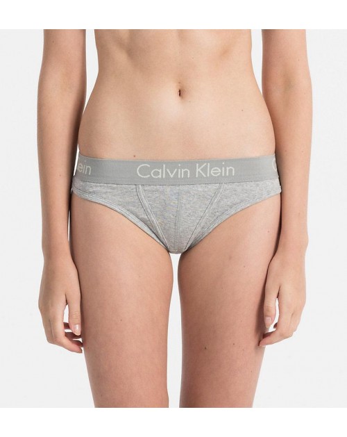 Calvin Klein pilki medvilniniai moteriški stringai 