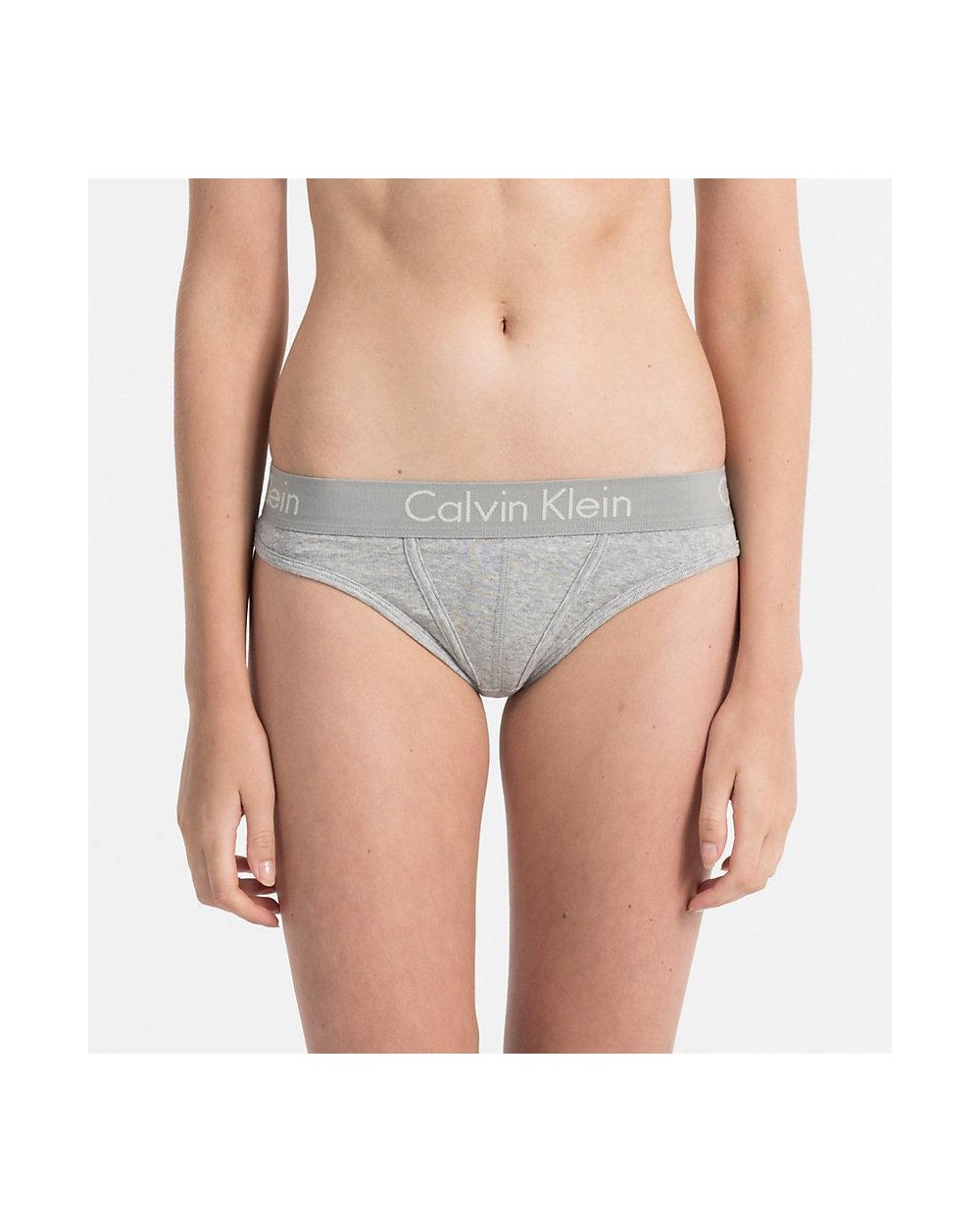 Calvin Klein pilki medvilniniai moteriški stringai 